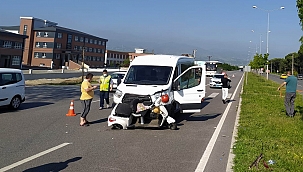 Samsun'da trafik kazası: 1 yaralı 