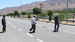 Tehlike arz eden yol için çözüm talebi