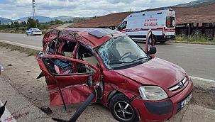 Amasya'da feci kaza: 2 ölü 3 yaralı