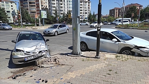 Elazığ'da trafik kazası: 2 yaralı 