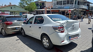 Gediz'de zincirleme kaza: 1 yaralı 