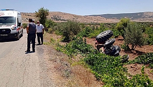 Kilis'te traktör devrildi: 1 ölü! 