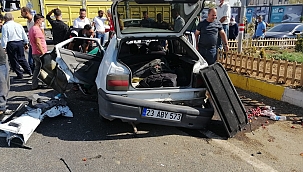 Diyarbakır'da trafik kazası: 3 yaralı 