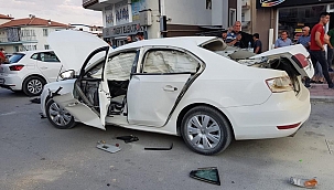 Gaz kaçıran piknik tüpü bomba gibi patladı