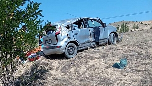 Gümüşhane'de trafik kazası: 1 ölü 4 yaralı