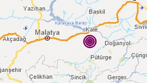 Kale'de 3.7 büyüklüğünde deprem