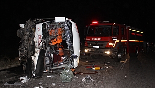 Manisa'da trafik kazası: 4 ölü 5 yaralı