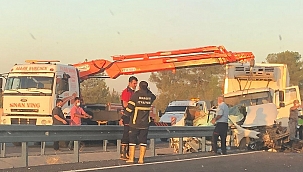 Nusaybin'de trafik kazası: 1 ölü 1 yaralı 