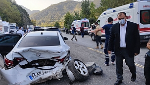 Sakarya'da trafik kazası: 12 yaralı 