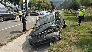 Samsun'da trafik kazası: 1 yaralı 