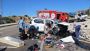 Tekirdağ'da feci kaza: 3 ölü 1 yaralı