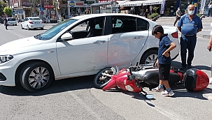 'U' dönüşü kazaya neden oldu: 2 yaralı 