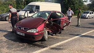 Zonguldak'ta trafik kazası: 2 yaralı 