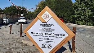 Arslantepe Höyüğü'ne yeni tabela! 