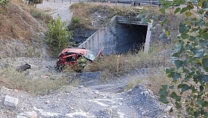 Bilecik'te otomobil şarampole uçtu: 4 yaralı