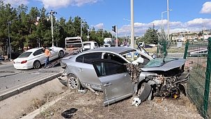 Burdur'da trafik kazası: 4 yaralı 