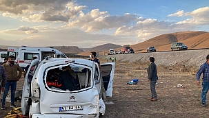 Çaldıran'da trafik kazası: 1 ölü 3 yaralı