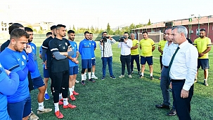 Çınar'dan MYB futbol takımına ziyaret