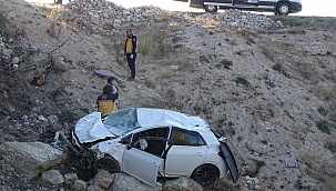 Kütahya'da trafik kazası: 1 ölü 1 yaralı