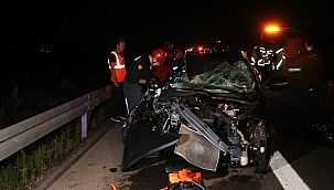 Kuzey Marmara Otoyolu'nda kaza: 1 ölü 2 yaralı 