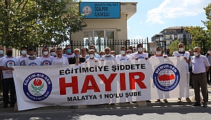 Öğretmenlere yapılan şiddete tepki! 