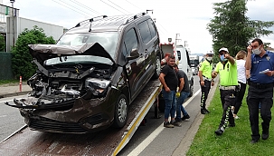 Ordu'da zincirleme trafik kazası: 1 yaralı 