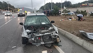 Samsun'da kavşakta trafik kazası: 3 yaralı 