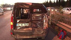 Tuzla'da zincirleme trafik kazası: 2 yaralı 