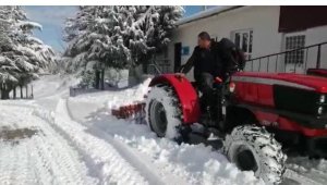 Kardan kapanan yollar için kolları sıvadılar