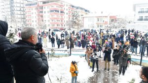 Yeşilyurt'ta kartopu şenliği