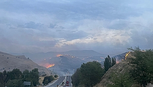 Malatya'da korkutan yangın 