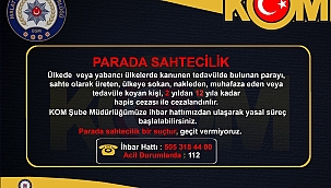 Polisten vatandaşlara "Afişli" uyarı 