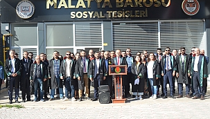 Malatya Barosu'ndan yeni adliye binası açıklaması 