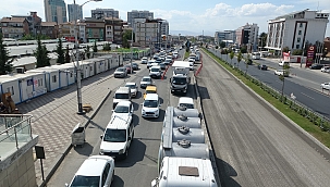 Çevre yolunda trafik felç 